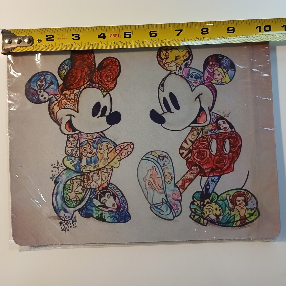 Mickey and Minnie Mouse Art Mousepad - Picture 7 of 8